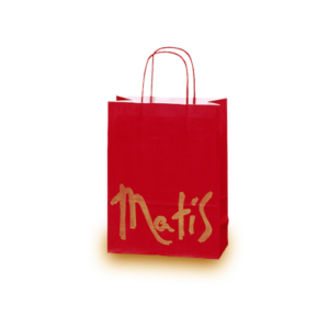 Χάρτινες οικολογικές τσάντες με φόντο