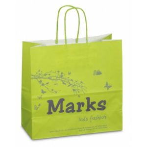 Χάρτινες οικολογικές τσάντες με φόντο