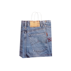 Χάρτινες οικολογικές τσάντες με φόντο