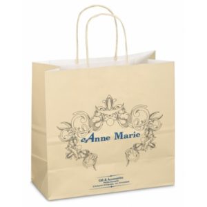 Χάρτινες οικολογικές τσάντες με φόντο