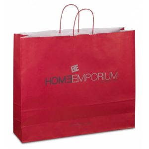 Χάρτινες οικολογικές τσάντες με φόντο