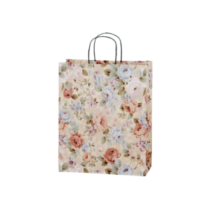 Χάρτινες οικολογικές τσάντες με φόντο