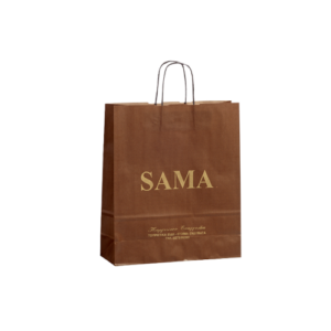 Χάρτινες οικολογικές τσάντες με φόντο