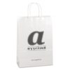 Luxury glossy paper bags with cord