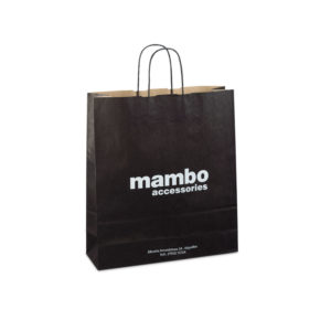 Χάρτινες οικολογικές τσάντες με φόντο